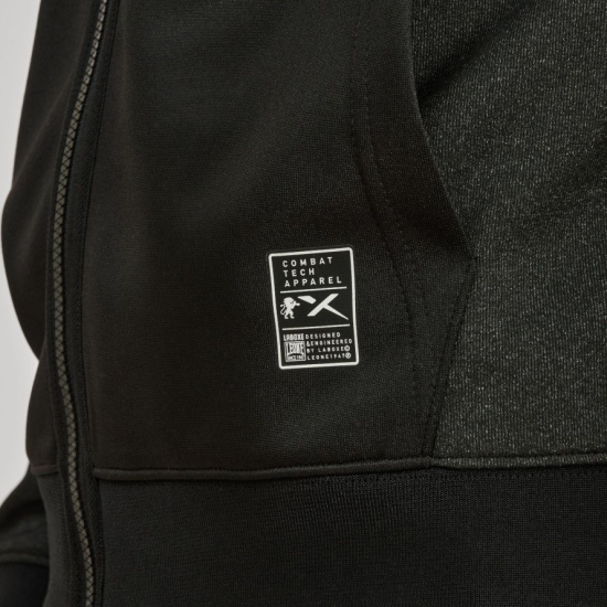 Sudadera con capucha Leone "Melange" Gris oscuro ABX611