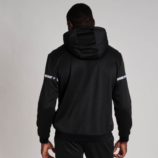 Sudadera con capucha Leone tape 47ABX220 negra