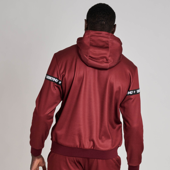 Sudadera con capucha Leone tape 47ABX220 roja