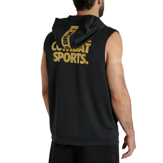 Sudadera con capucha sin mangas Leone 1947 "DNA" negro ABX720