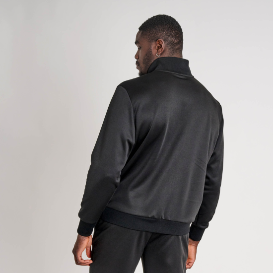 Sudadera con cremallera Leone 1947 ABX108 negra
