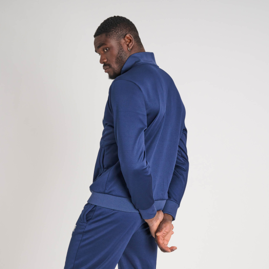 Sudadera con cremallera Leone 1947 ABX108 azul