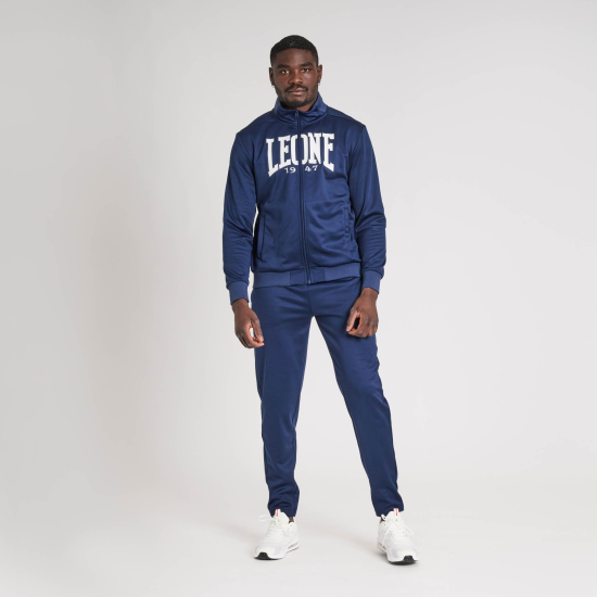 Sudadera con cremallera Leone 1947 ABX108 azul
