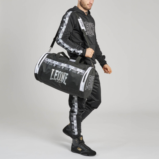 Sudadera Leone 1947 "Iconic" negra ABX436