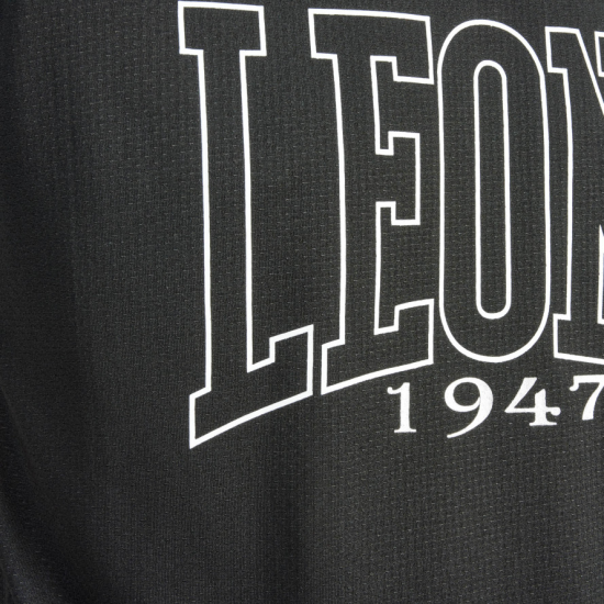 Sudadera Leone 1947 "Iconic" negra ABX436
