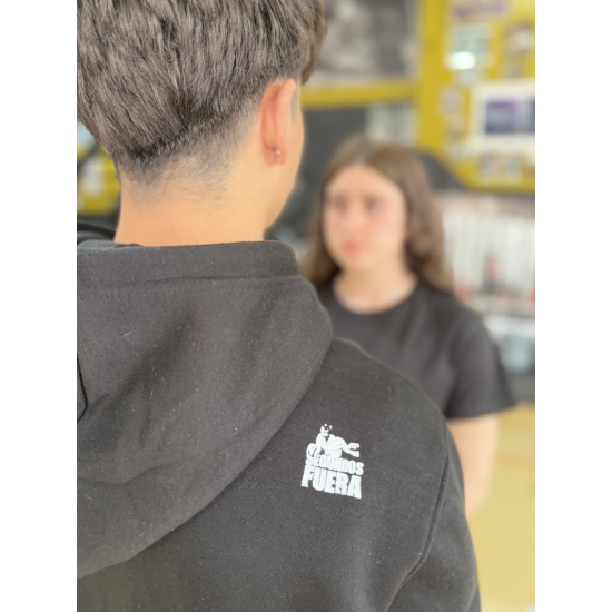 Sudadera Team Sanchez "X" negra