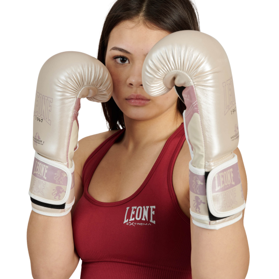 Sujetador deportivo "Logo" color rojo Leone ABX116