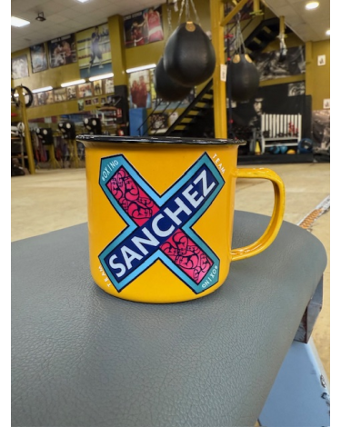 Taza Team Sanchez amarilla