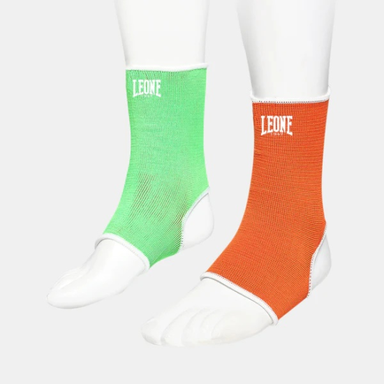 Tobilleras reversibles dos colores Leone 1947 Color verde/naranja AB716