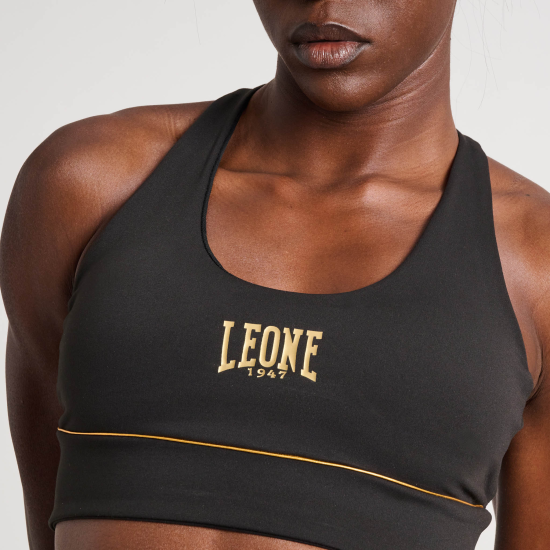 Top femenino Leone 1947 DNA Negro ABX762