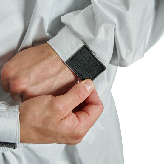 Traje de sauna Premium completo Leone 1947 "Advanced" gris plata AB296