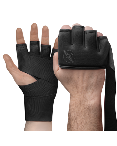 Vendas con nudilleras de Gel Hayabusa Knucle Guard color negro