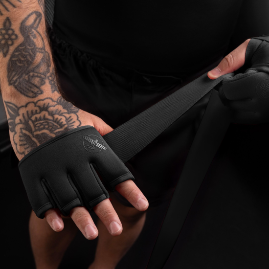 Vendas con nudilleras de Gel Hayabusa Knucle Guard color negro