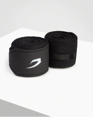 Vendas de boxeo Boxraw negras de 4,5 metros