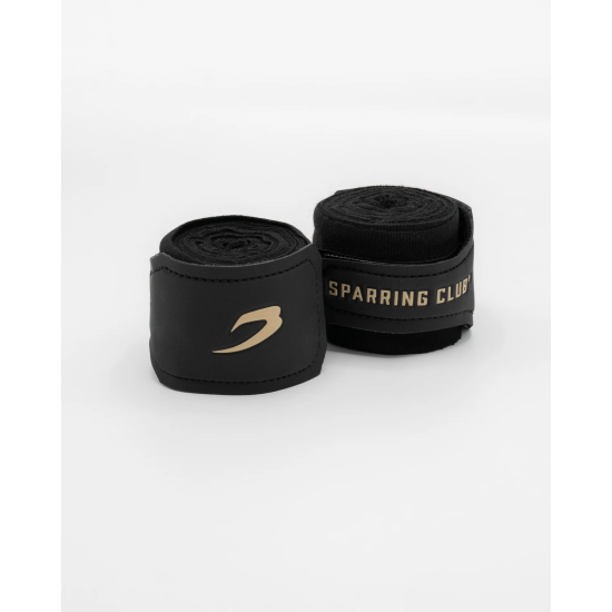 Vendas de boxeo Boxraw "Sparring Club" negras