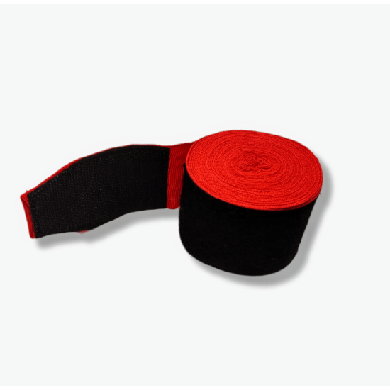 Vendas de Boxeo Regium 4,5 metros semielasticas rojas